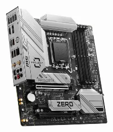 Tarjeta Madre Msi B760m Project Zero, Lga 1700, 4xddr5 7800 Mhz, 192gb, Requiere Gabinete Especial, Btf
